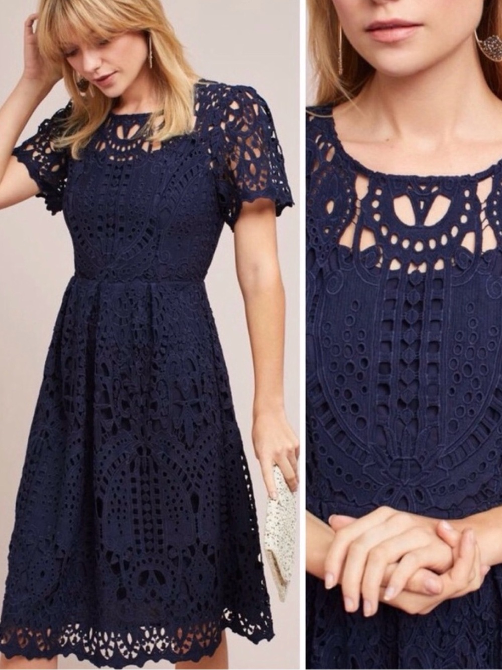 NWT Anthropologie Eri + Ali Priscilla Eyelet Dress